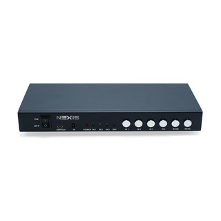 MACRO CARE NEXIS4 IN 1 OUT HDMI SEAMLESS SWITCH WITH QUAD DISPLAY รุ่น PH-SW41Q  HDMI Seamless Switch 4 INPUT ออก 1 OUTP