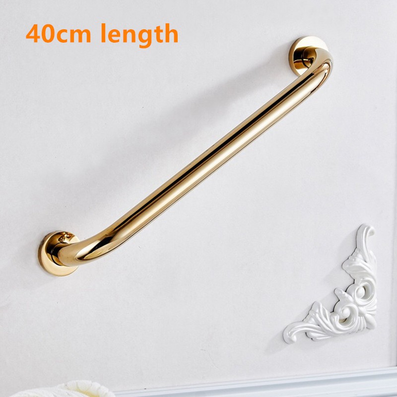 Biggers sanitary Luxury Gold color brass bathroom grab bar 30-50cm ...