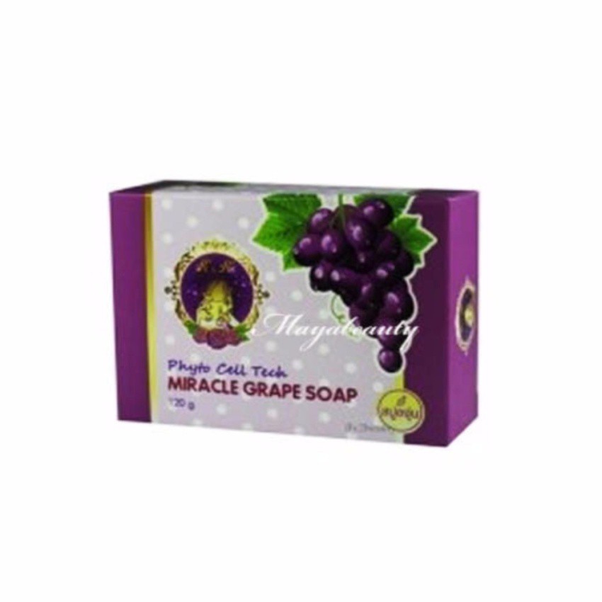 K&K Beautiful Miracle Grape Soap สบู่องุ่น ขนาด 120g (1 กล่อง)#829