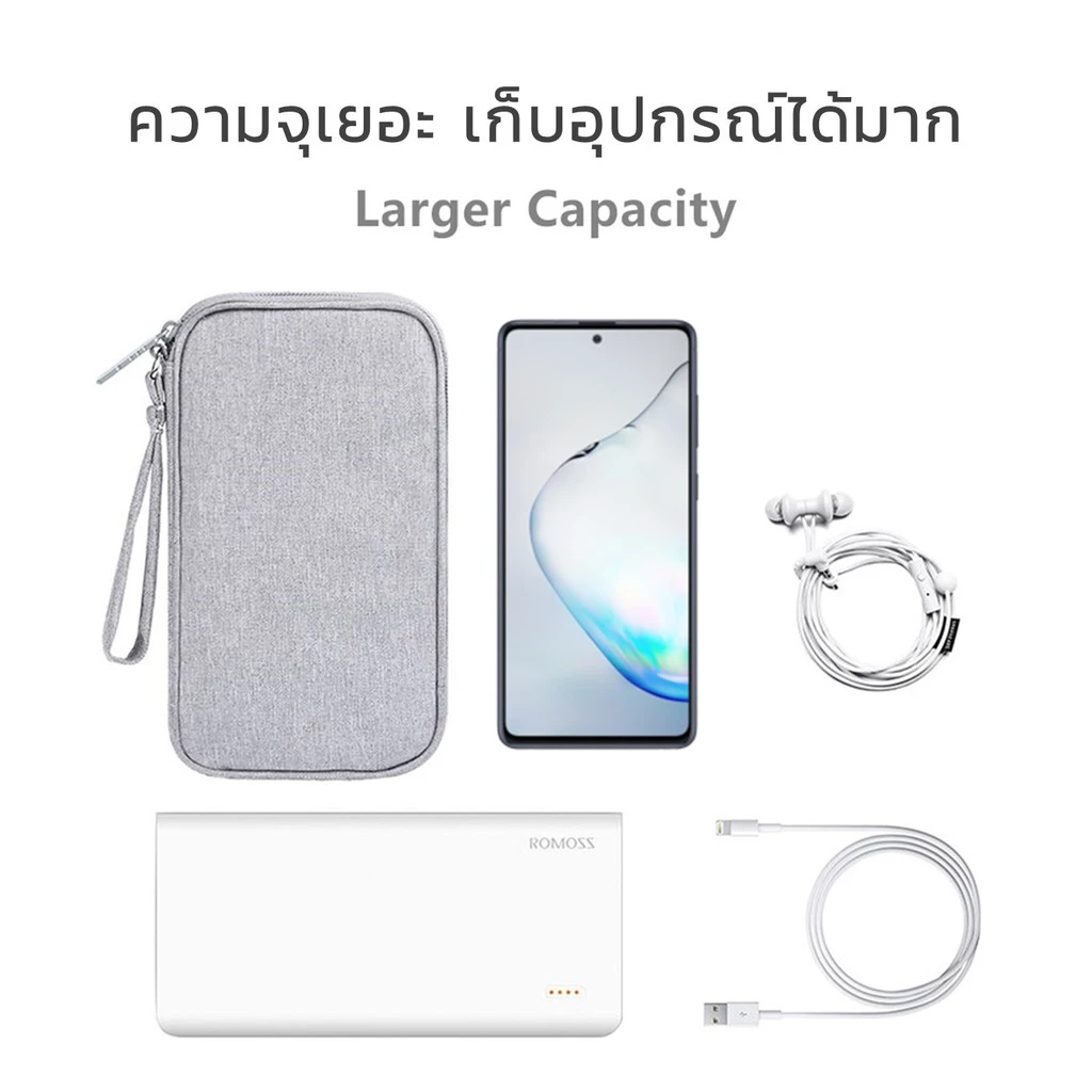 กระเป๋าจัดระเบียบ Power Bank และสายชาร์จ Gadget Organizer Bag thumbnail 5