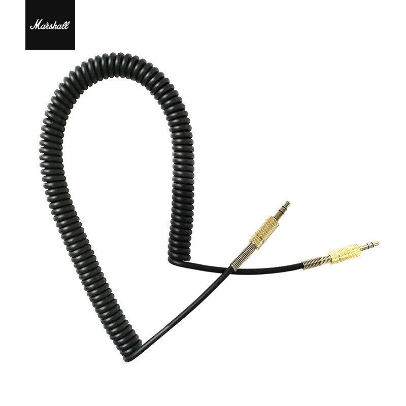 Marshall AUX Cable 3.5mm  สายออดิโอมาร์แชลแท้ 3M AUX audio Marshall 3.5มม สีดำ for MARSHALL Speakers - รูปที่ 2