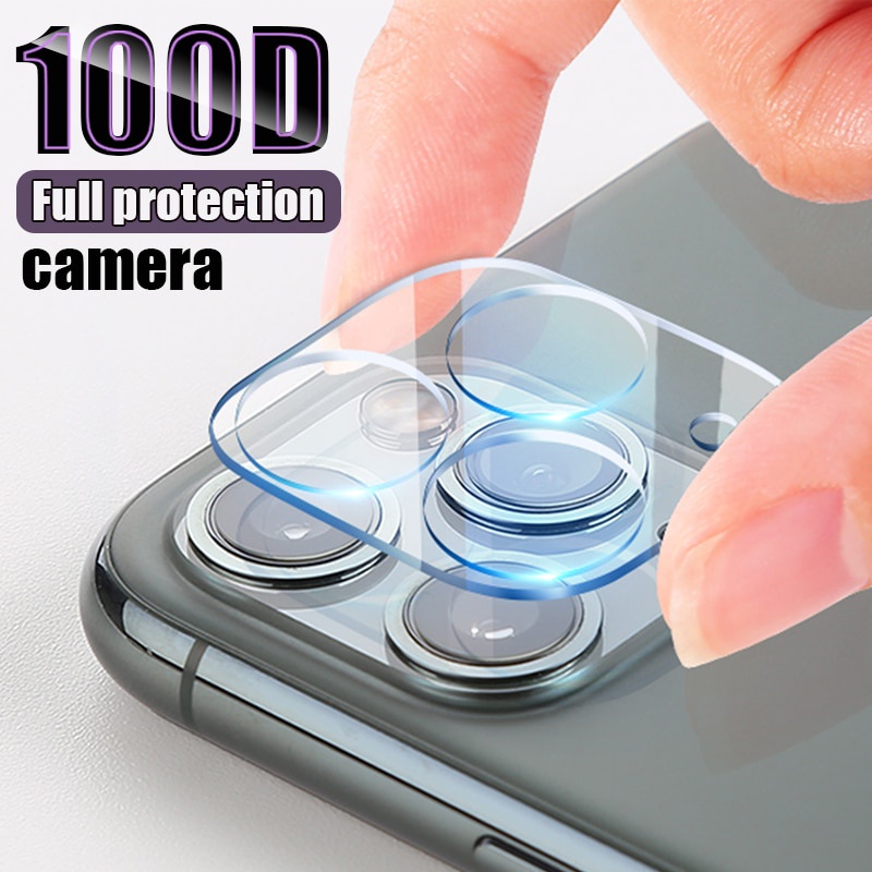100D Camera Protection Glass For iPhone 11 12 13 Pro Max Mini XS Max XR X Full Cover Lens Screen Protector 7 8 Plus SE 2020 2022 SE3 Tempered Glass