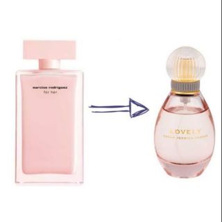 Sarah jessica parker lovely perfume | dupe narciso rodriguez for her ของแท้  30ml./100ml.