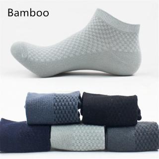 Men work socks 5 pairs / lot men bamboo socks men bamboo short socks invisible ankle socks black breathable male socks