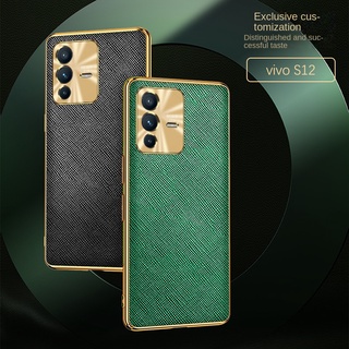 Yjd เคสโทรศัพท์มือถือหนัง กันกระแทก ป้องกันเลนส์กล้อง สําหรับ Vivo V23 5G S12 Pro