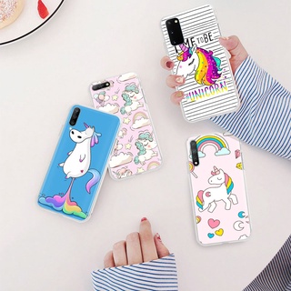 เคสใส แบบนิ่ม ลายยูนิคอร์น ML-285 สําหรับ OPPO Reno 8t 8 Find x5 A54 A55 A56 Pro