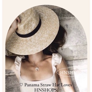 หมวกสาน ปานามา ♡︎ Panama Straw Hat Loves ‘พร้อมส่ง