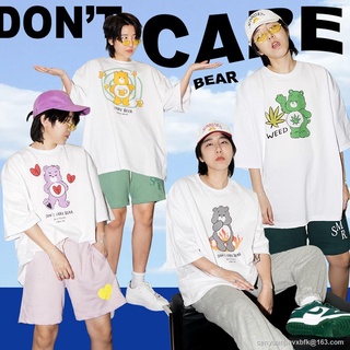 Morning QCLOTH เสื้อยืดแฟชั่น เสื้อ Oversize collection DONT CEAR BEAR S M L