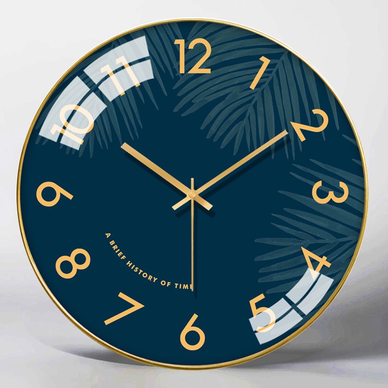 Simple silent clock living room wall clock bedroom clock 6l5e