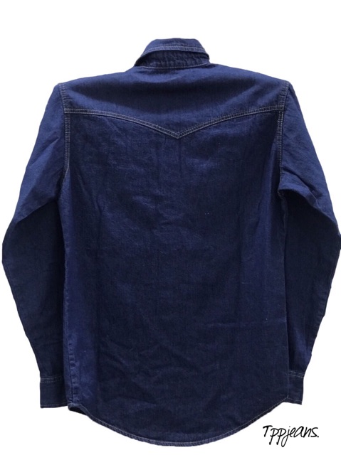 Men Shirts Jeans เสื้อเชิ้ตผ้ายีนส์ นิ่มใส่สบาย ทรงสลิม เข้ารูป สำหรับผู้ชายครับ ราคา ถูกที่สุด ดีลบีเคเค แกลเลอรีภาพที่ 5