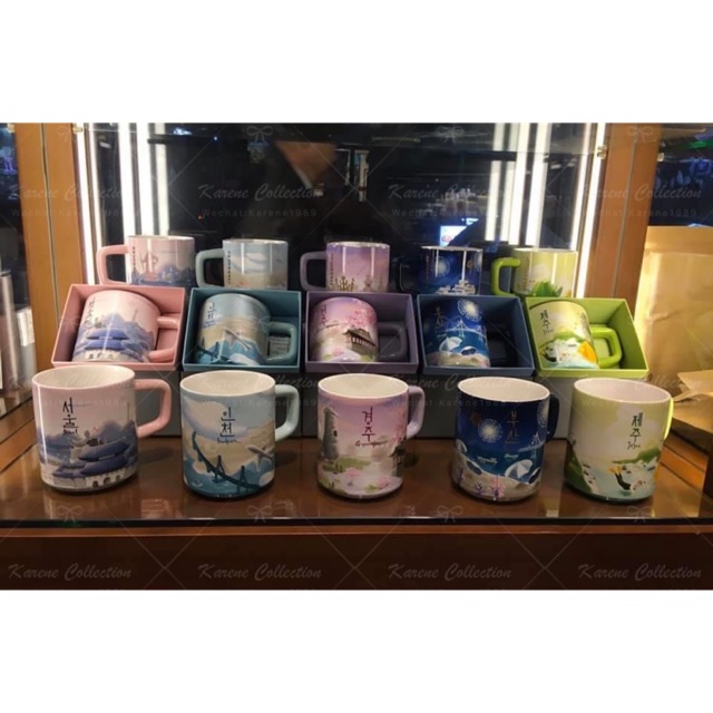 Starbucks Korea City You Are Here World Collection seoul jeju incheon gyeongju แก้วเซรามิค 韩国星巴克城เตี