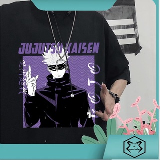 【Hot】ฮาราจูกุอะนิเมะเสื้อยืดผู้ชาย Jujutsu Kaisen Yuji Itadori พิมพ์ U Nisex แขนสั้นเสื้อยืดสบาย ๆ เสื้อยืดชาย Streetwea