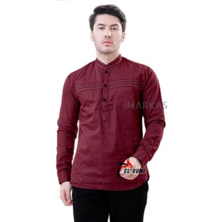 Kemko MILENIAL เสื้อแขนยาว ลาย MAROON Red KOKO KEMKO ELRUMI ลิสต์ KEMKO ล่าสุด