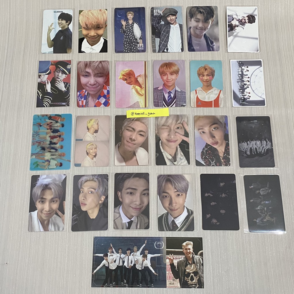 BTS RM Kim Namjoon Album Photocard ภาคอย่างเป็นทางการ 2