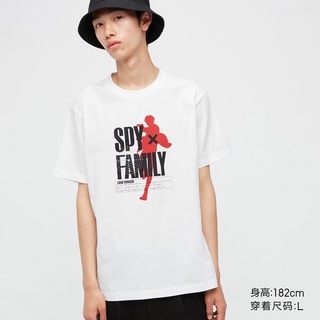 Uniqlo UT เสื้อยืดแขนสั้น พิมพ์ลายอนิเมะ Spy Play House สําหรับผู้ชาย ผู้หญิง 451867S-5XL