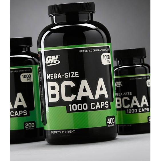 Optimum Nutrition BCAA 200-400Capsเพิ่มความแข็งแรงของกล้ามเนื้อเพิ่มการสังเคราะห์โปรตีน