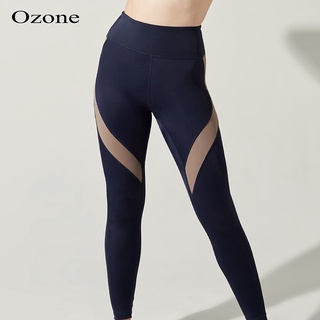 OZONE LEGGING กางเกงขายาว เลกกิ้ง สำหรับออกกำลังกาย สีกรมท่า รุ่น WP5003 เสื้อกีฬาหญิง