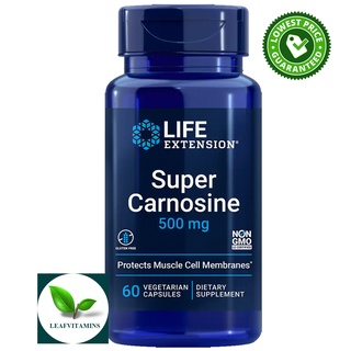 Life Extension Super Carnosine 500 mg, 60 vegetarian capsules