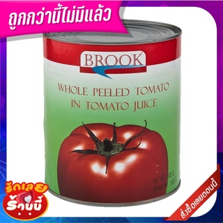 บรูค มะเขือเทศปอกผิว 2930 กรัม Brook Whole Peel Tomato 2930 g