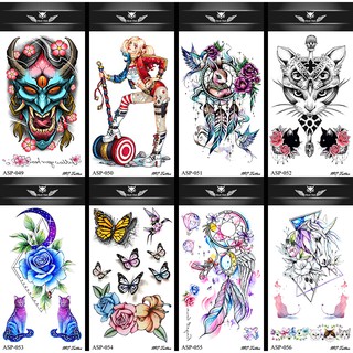 ASP 41-59 สติ๊กเกอร์แทททู ขนาด10x17cm sticker tattoo