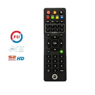รีโมททดแทนกล่องดาวเทียม PSI S2 (มีสินค้าพร้อมส่งค่ะ)
