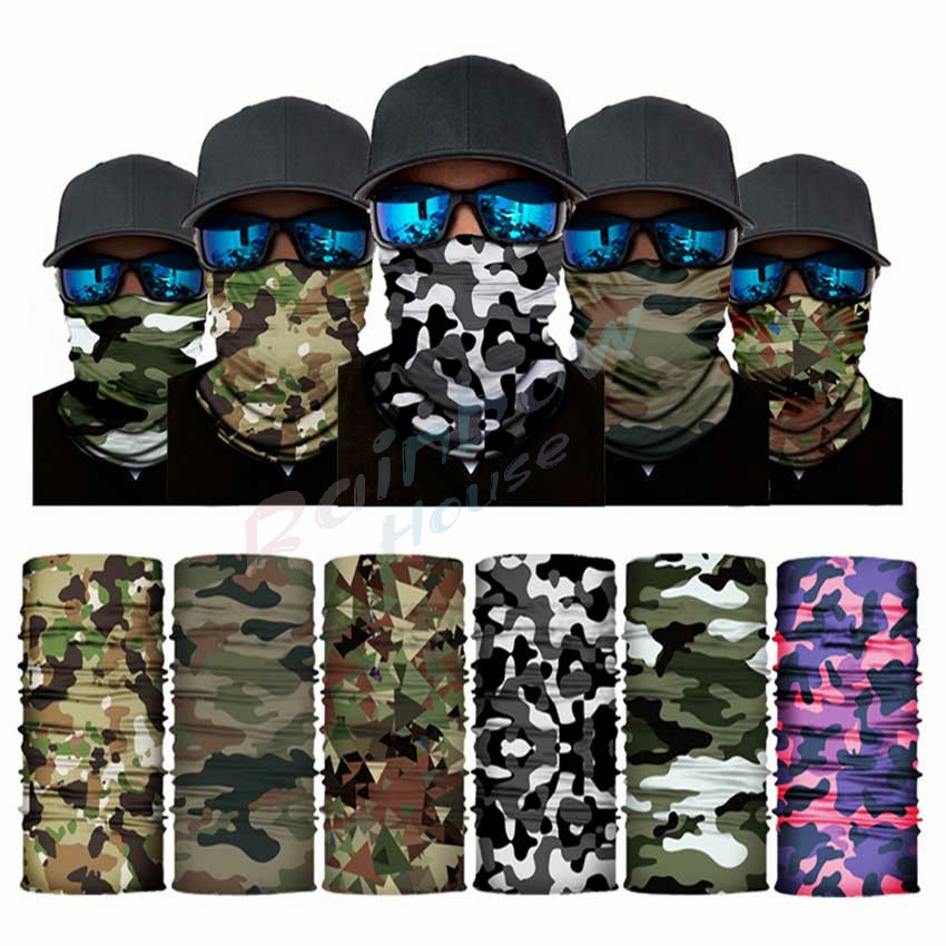 Rainbow ผ้าบัฟกันฝุ่น โพกหัว ผ้าปิดหน้า กันแดด เลือกลายได้ แดด UV Magic turban