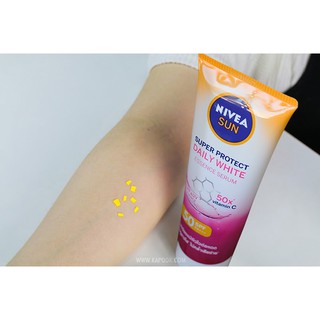 nivea sun super protect daily white essence serum