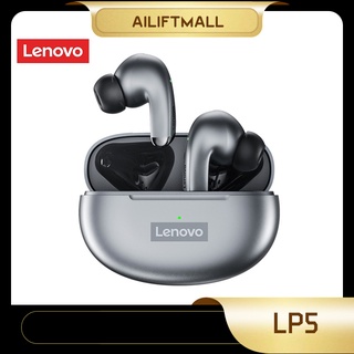 Lenovo lp5 หูฟังไร้สาย หูฟังบลูทูธ หูฟังสำหรับเล่นเกม TWSตัดเสียงรบกวนควบคุมการสัมผัสตัดเสียงต่ํา bluetooth 5.0 หูฟังเกม