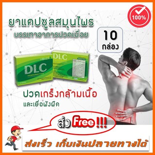 (ส่งฟรี) DLC by Homdy ดีแอลซี สมุนไพรบำบัด อาการปวด 10 กล่อง + ของแถม