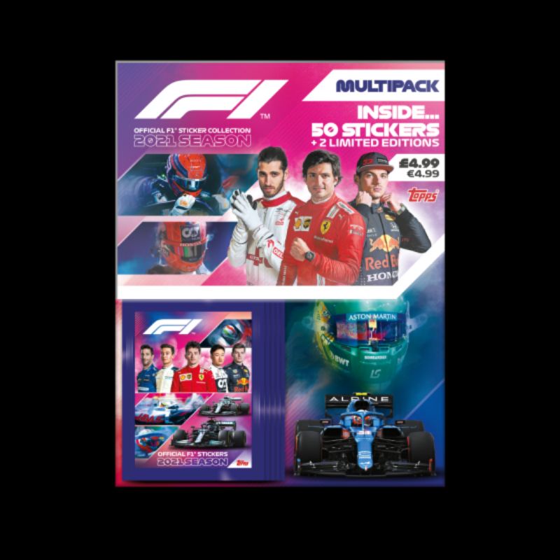 F1 Stickers 2021 - Multipack | สติ๊กเกอร์ รถแข่ง F1