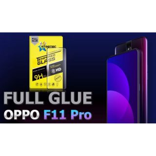 ฟิล์มกระจก OPPO F11 Pro แบบเต็มจอ ยี่ห้อStartec คุณภาพดี ทัชลื่น ปกป้องหน้าจอได้ดี ทนทาน แข็งแกร่ง สวยเนียน ใสชัดเจน