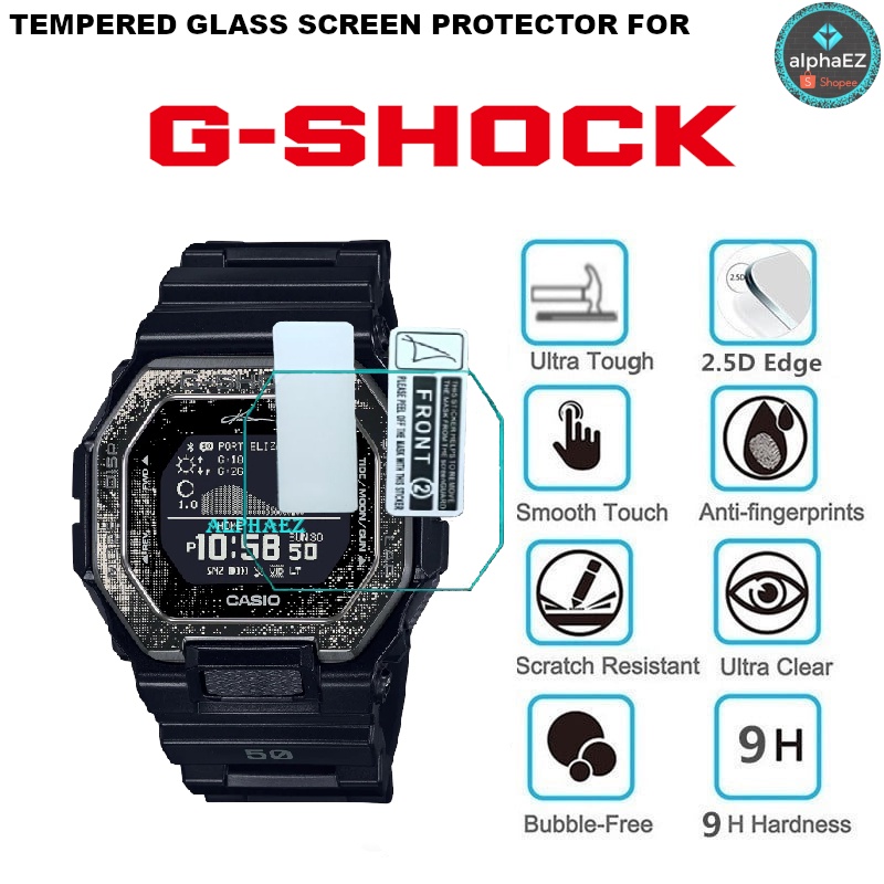 Casio G-Shock GBX-100KI-1 Series 9H ฟิล์มกระจกนิรภัยกันรอยหน้าจอ GBX-100 GBX100 ป้องกันรอยขีดข่วน