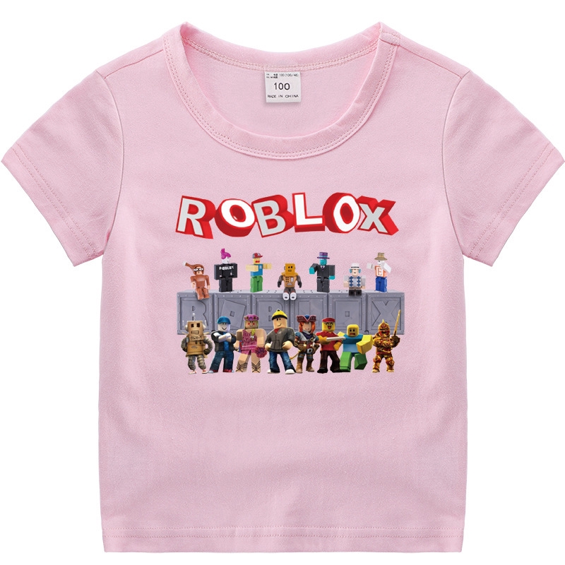 เด กเกาหล ฤด ร อนฝ ายแขนส นคอกลม Roblox เกมเด กชายเส อย ด Shopee Thailand - เด กชายเส อก กเส อย ดแขนก ด roblox baby vest summer kid fashion