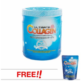 ULTIMATE COLLAGEN TRI- PEPTIDE อัลติเมทคอลลาเจนไตรเปปไทด์ ขนาด 250 กรัม 1 กระปุก แถมฟรี ขนาด 120 กรัม 1 ซองl