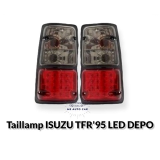 ไฟท้าย ISUZU TFR มังกรทอง led ไฟท้ายแต่ง อีซูซู มังกรทอง  taillamp Isuzu TFR 1989-1995 LED DEPO