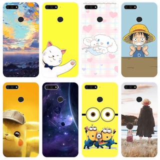 Huawei Honor 7A cover sleeve cartoon TPU silicone anime Honor7A soft case