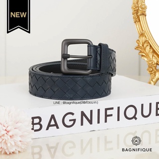 BOTTEGA BELT 3.5 CM NAVY