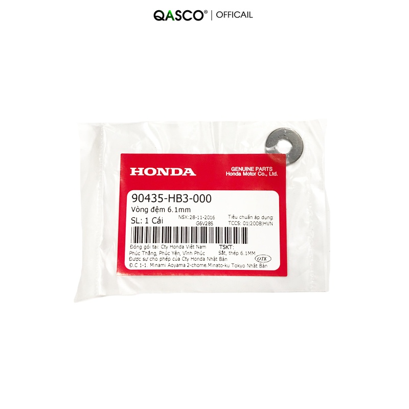 HONDA 6.1mm Future ปะเก็นวินเนอร์ (RS150 V1 V2 V3) QA(90435HB3000) _( 392)