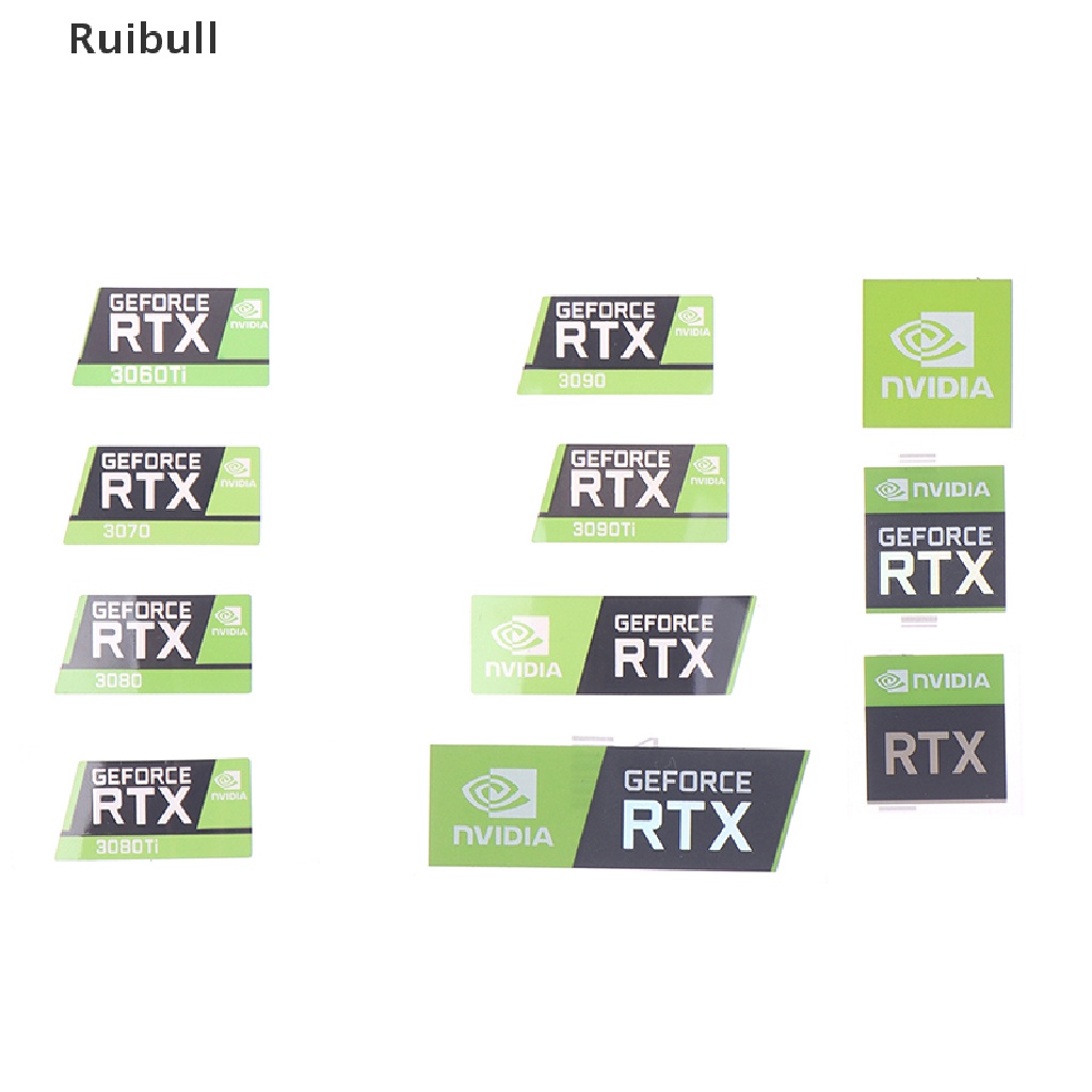 [Ruibull] RTX 3090TI 3080TI 3070 3060 desktop sticker laptop graphics card label Hot Sell