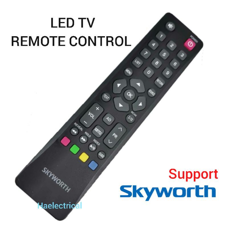 รีโมทคอนโทรล LED TV Skyworth