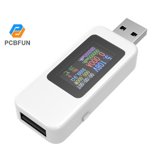 Pcbfun เครื่องทดสอบแรงดันไฟฟ้า หน้าจอดิจิทัล LCD USB 4-30V