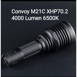 ไฟ Convoy M21C XHP70.2    4300lm  สีดำเท่านั้น 12 กรุ๊ปโหมด