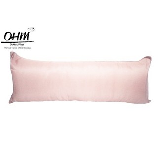 OHM ปลอกหมอนบอดี้ ผ้าเครปซาติน 220 เส้น ขนาด 20 นิ้ว x 48 นิ้ว (สีโอล์ดโรส)