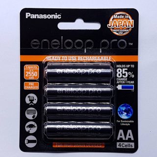 [กรุงเทพฯ ด่วน 1 ชั่วโมง] PANASONIC ENELOOP PRO AA mAh 2550 แพ๊ค 4 ก้อน