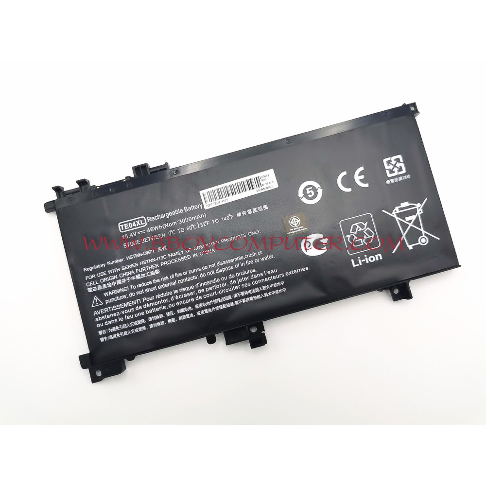 HP Battery แบตเตอรี่ HP 15-AX 15-BC TE04XL HP Omen 15-AX