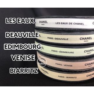 ริบบิ้น CC ของแท้ 5 แบบ LES EAUX -Venise-Biarritz-Deauvile-EDIMBORG