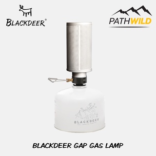 ตะเกียงแก๊สตั้งโต๊ะ BLACKDEER GAP GAS LAMP ให้แสงสีธรรมชาติ ไม่ต้องใช้ไส้ตะเกียง โป๊ะสแตนเลส ตกไม่แตก