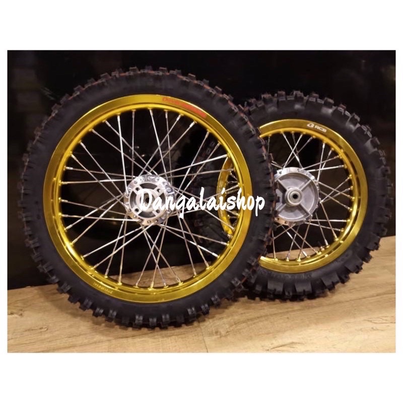 ชุดล้อทรงวิบาก 1.40x17,1.60x14 ดุม KSR,MSX พร้อมยางนอก+ยางใน+ลูกปืน คุณภาพรับประกันสินค้า - รูปที่ 2