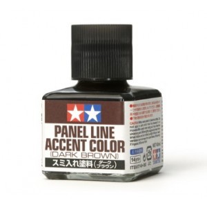 TAMIYA Panel Line Accent Color [Dark Brown] 40ml