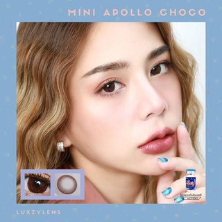 คอนแทคเลนส์ ขนาดมินิ Mini Apollo (Luxzylens) แถมตลับทุกคู่ สีดำ